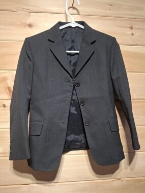 Youth Dark Gray Hunt Coat - Tailored Formal Jacket
